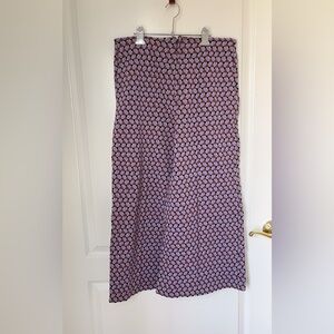 Marni Lavender and Black Geometric Culottes size M